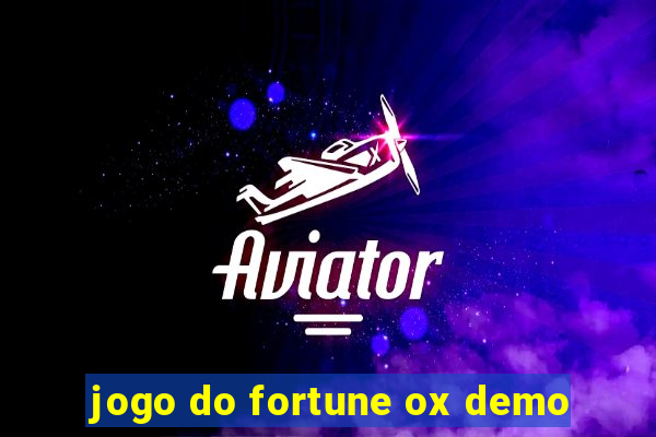 jogo do fortune ox demo